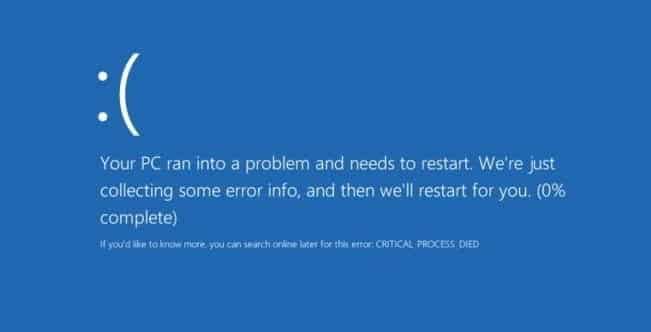 صورة لـ خطأ Critical Process Died في Windows 10؟ كيفية إصلاح كود التوقف لهذا الخطأ | critical_process_died-qC6rdGfs-DzTechs