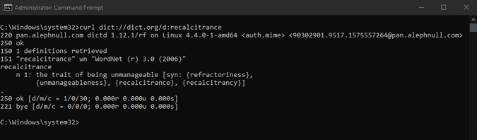 صورة لـ تعلم كيفية استخدام Curl مع هذه الأوامر المفيدة لـ Curl | find_dictionary_word-enBPJFfs-DzTechs