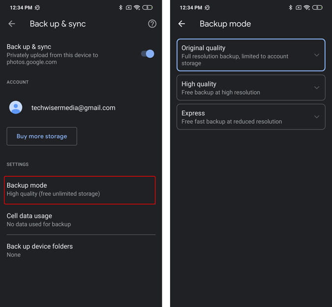 صورة لـ أفضل النصائح والحيل على “صور Google” (2023) | google_photos_quality-JRTlTJfs-DzTechs