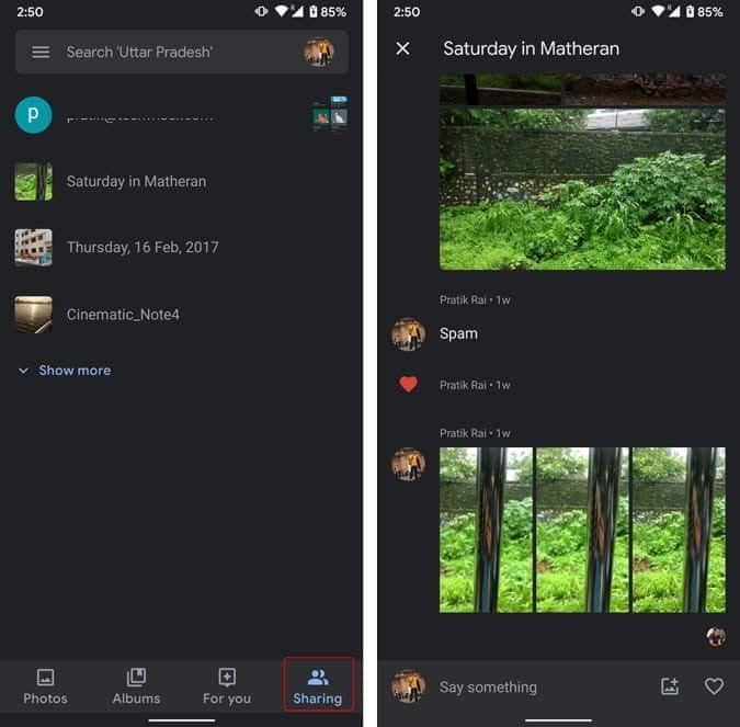 صورة لـ أفضل النصائح والحيل على “صور Google” (2023) | google_photos_sharing_tab-yUTlTJfs-DzTechs