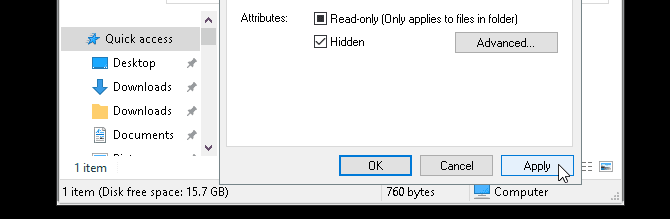 صورة لـ كيفية حماية المجلدات الخاصة بكلمة مرور في Windows | hidden_check-xQ4vAHfs-DzTechs