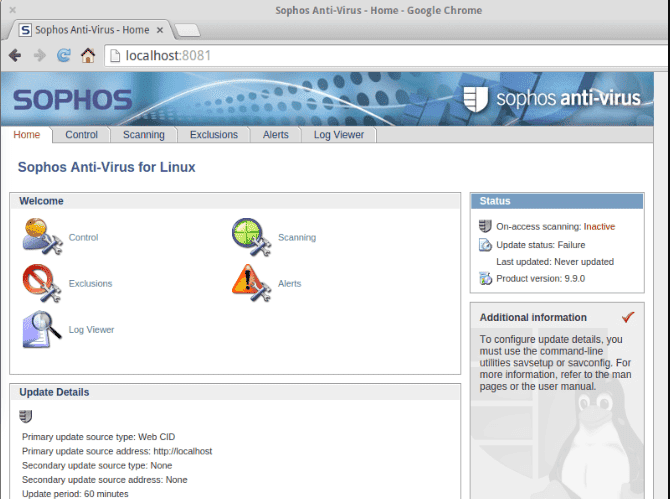 صورة لـ أفضل تطبيقات مكافحة فيروسات المجانية على Linux | linux_antivirus_sophos-ppcdXFfs-DzTechs