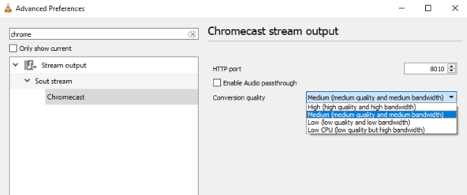 صورة لـ كيفية بث الفيديو من VLC إلى Chromecast | muo_entertaiment_vlc3_chromecast_conversion_menu_1-EEByEHfs-DzTechs
