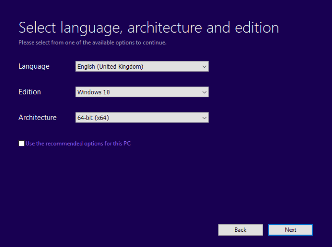 صورة لـ كيفية تثبيت Windows 10 من محرك أقراص USB قابل للتمهيد | muo_windows_bootable_usb_language-K4xvJHfs-DzTechs