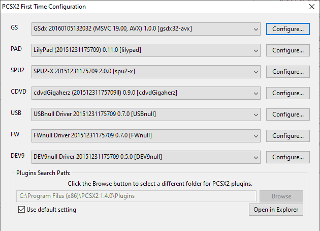 صورة لـ كيفية لعب ألعاب PS2 على الكمبيوتر الخاص بك | pcsx2_plugin_configurations-jCoX3Kfs-DzTechs