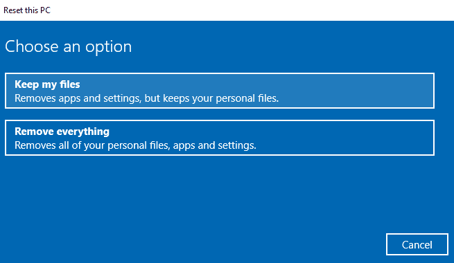 صورة لـ خطأ Critical Process Died في Windows 10؟ كيفية إصلاح كود التوقف لهذا الخطأ | reset_pc-Q06rdGfs-DzTechs