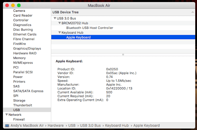 صورة لـ لوحة المفاتيح على الـ Mac لا تعمل؟ إليك كيفية إصلاحها | system_report-FdzrKFfs-DzTechs