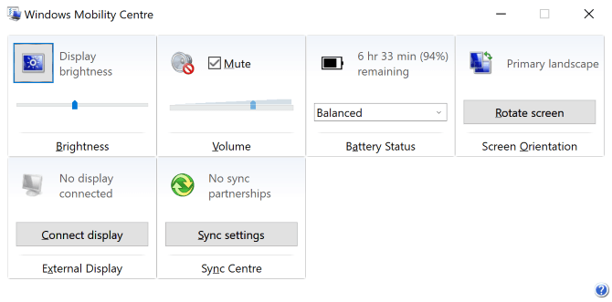 صورة لـ كيفية التحكم في إعدادات السطوع على نظام Windows 10 | windows-mobility-center-670x331-DzTechs