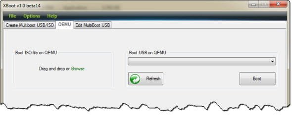 صورة لـ كيفية تثبيت أنظمة تشغيل مُتعددة قابلة للتمهيد على محرك أقراص USB | xboot_qemu-vUjlyHfs-DzTechs