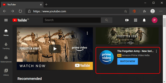 صورة لـ كيفية حظر الإعلانات ومنع التتبع عبر الإنترنت في Edge Chromium | youtube_ads_with_edge_chromium_tracking-taPF8Kfs-DzTechs