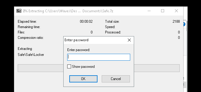 صورة لـ كيفية حماية المجلدات الخاصة بكلمة مرور في Windows | zip_file_password_enter-rs5vAHfs-DzTechs