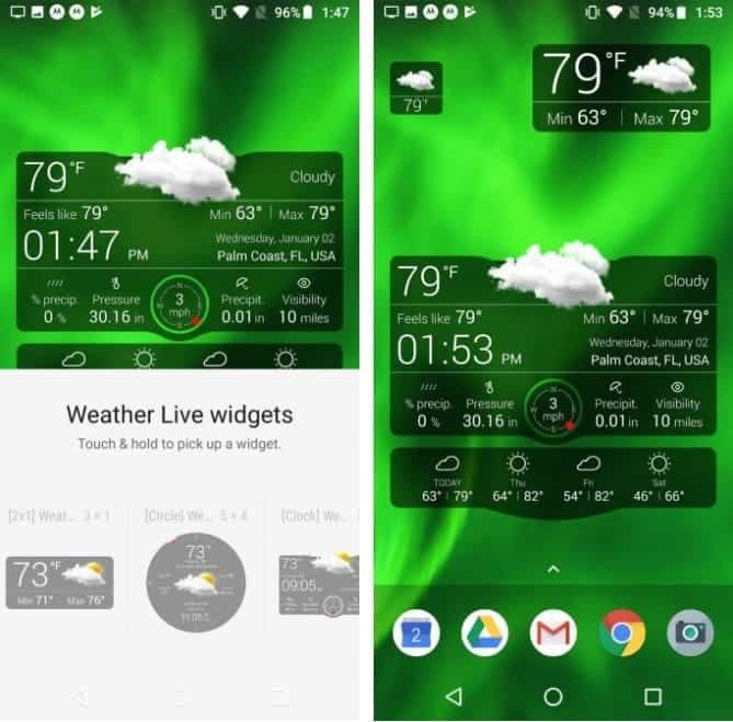 صورة لـ أفضل الودجات لعرض حالة الطقس لنظام Android | 2._Weather_Live-x1a5QIfs-DzTechs