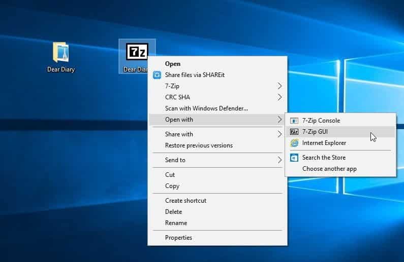 صورة لـ أفضل الطرق لحماية المجلدات بكلمة مرور في Windows | 7zip_2-blx7tLfs-DzTechs