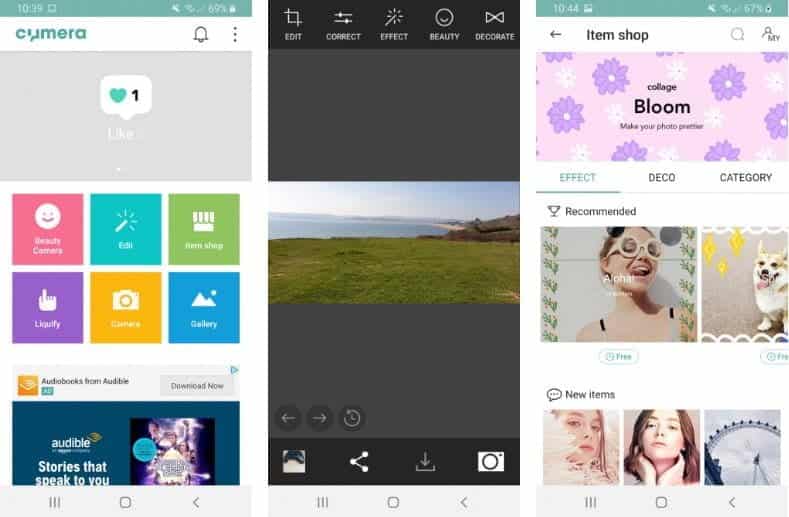 صورة لـ أفضل تطبيقات الكاميرا لأجهزة Android و iPhone | Cymera-w2GDHIfs-DzTechs