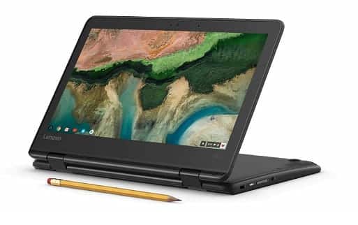 صورة لـ أفضل أجهزة Chromebook التي يُمكن الحصول عليها للأطفال | Flagship_Lenovo_300e-YIIvdIfs-DzTechs