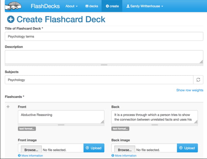 صورة لـ مواقع مميزة لإنشاء البطاقات التعليمية على الإنترنت | FlashDecks_web-NVTQzIfs-DzTechs