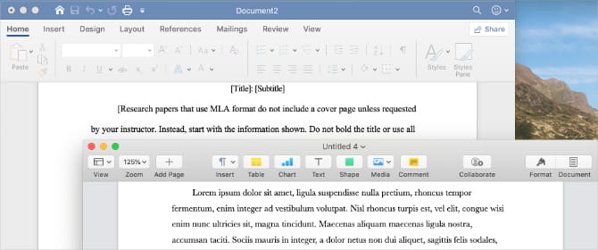 صورة لـ أسباب تجعلك تقوم باستخدام iWork بدلاً من Microsoft Office | Microsoft_Office_vs_Apple_iWork_user_interface-y8XheMfs-DzTechs