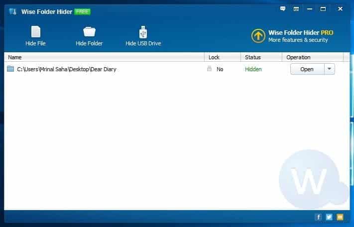 صورة لـ أفضل الطرق لحماية المجلدات بكلمة مرور في Windows | Wise_Folder_Hider-vY07tLfs-DzTechs