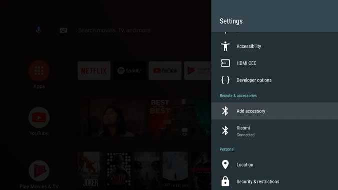 صورة لـ كيفية توصيل جهاز تحكم PS4 بـ Android TV وإعادة تعيين الأزرار؟ | add_accessory-Mpfz7Mfs-DzTechs