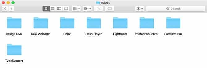 صورة لـ كيفية التخلص من ذاكرة التخزين المؤقت للنظام ومتصفح الإنترنت على macOS | adobe_cache_mac-9uMEaIfs-DzTechs
