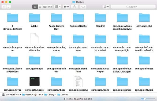 صورة لـ كيفية التخلص من ذاكرة التخزين المؤقت للنظام ومتصفح الإنترنت على macOS | caches_mac_macos_library-dBMEaIfs-DzTechs