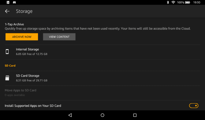 صورة لـ كيفية استعادة المساحة التخزينية على الجهاز اللوحي Amazon Fire: نصائح أساسية | muo_android_amazon_fire_storage-1xE7RIfs-DzTechs
