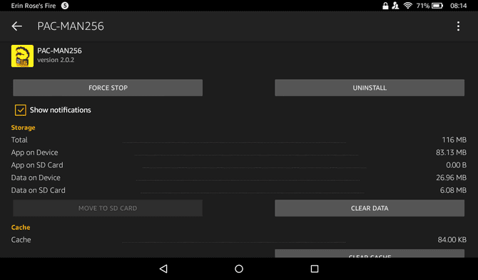 صورة لـ كيفية استعادة المساحة التخزينية على الجهاز اللوحي Amazon Fire: نصائح أساسية | muo_android_amazon_tablet_cache-tME7RIfs-DzTechs
