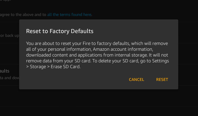 صورة لـ كيفية استعادة المساحة التخزينية على الجهاز اللوحي Amazon Fire: نصائح أساسية | muo_android_amazon_tablet_reset-fBF7RIfs-DzTechs