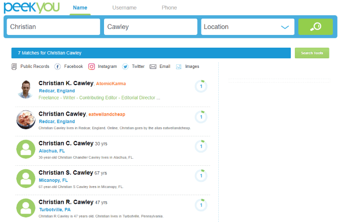 صورة لـ أفضل محركات البحث للعثور على الأشخاص على الإنترنت وتفاصيلهم المختلفة | muo_internet_find_people_peekyou-cw8e4Ifs-DzTechs