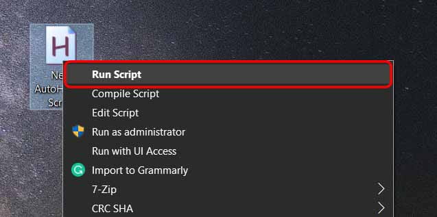 صورة لـ كيفية إنشاء اختصارات مخصصة للتحكم في مستوى الصوت على Windows | run_script_autohotkey-9Mn1JLfs-DzTechs