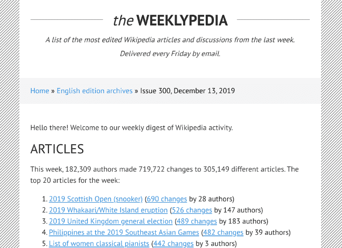 صورة لـ أفضل الأدوات لجعل ويكيبيديا أفضل ولاكتشاف مقالات مثيرة للاهتمام | wikipedia_tools_weeklypedia-XmKEnIfs-DzTechs