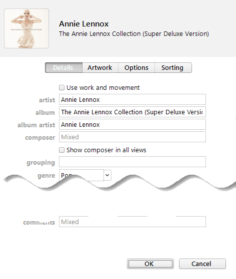 صورة لـ كيفية نقل الموسيقى من iPod قديم إلى الكمبيوتر أو الـ iPhone | 14_Get_Info_dialog_for_multiple_items-OExWcJfs-DzTechs
