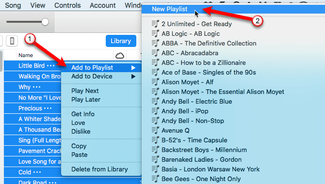 صورة لـ كيفية نقل الموسيقى من iPod قديم إلى الكمبيوتر أو الـ iPhone | 15_Create_Playlist-AIxWcJfs-DzTechs
