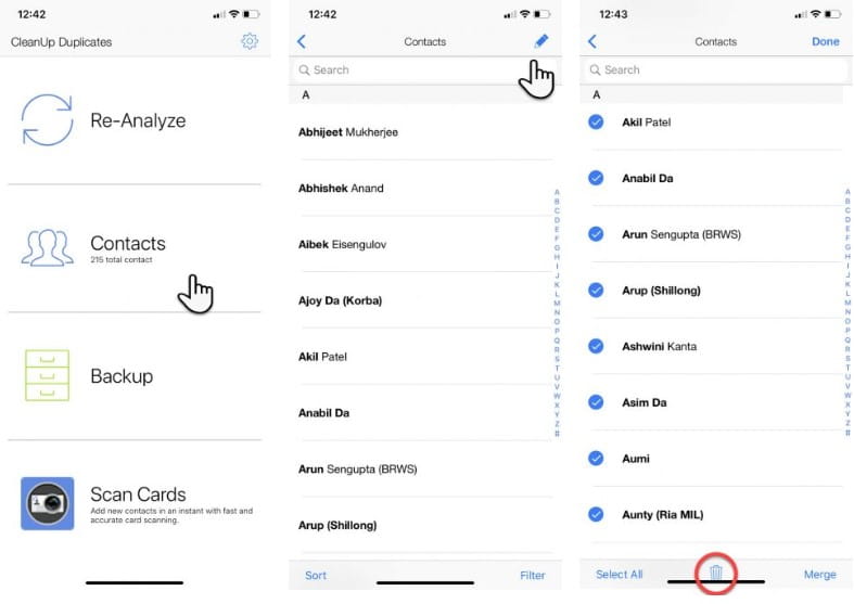 صورة لـ كيفية حذف جهات اتصال مُتعددة على الـ iPhone | 2._Cleanup_Duplicate_Contacts-FpniLJfs-DzTechs