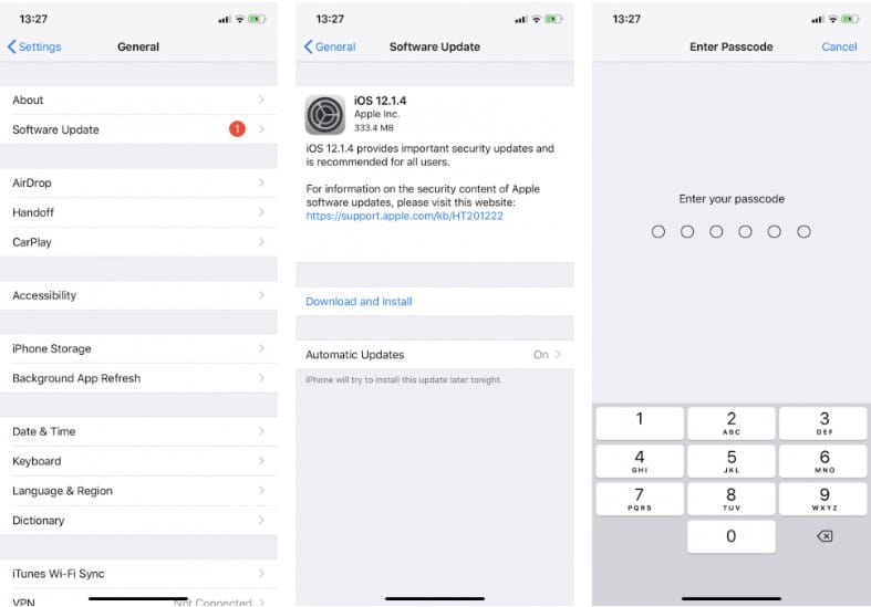 صورة لـ الـ iPhone لم يتمكن من النسخ الاحتياطي إلى iCloud؟ إصلاحات لتجربتها | 9._Update_iOS-0xqSjJfs-DzTechs