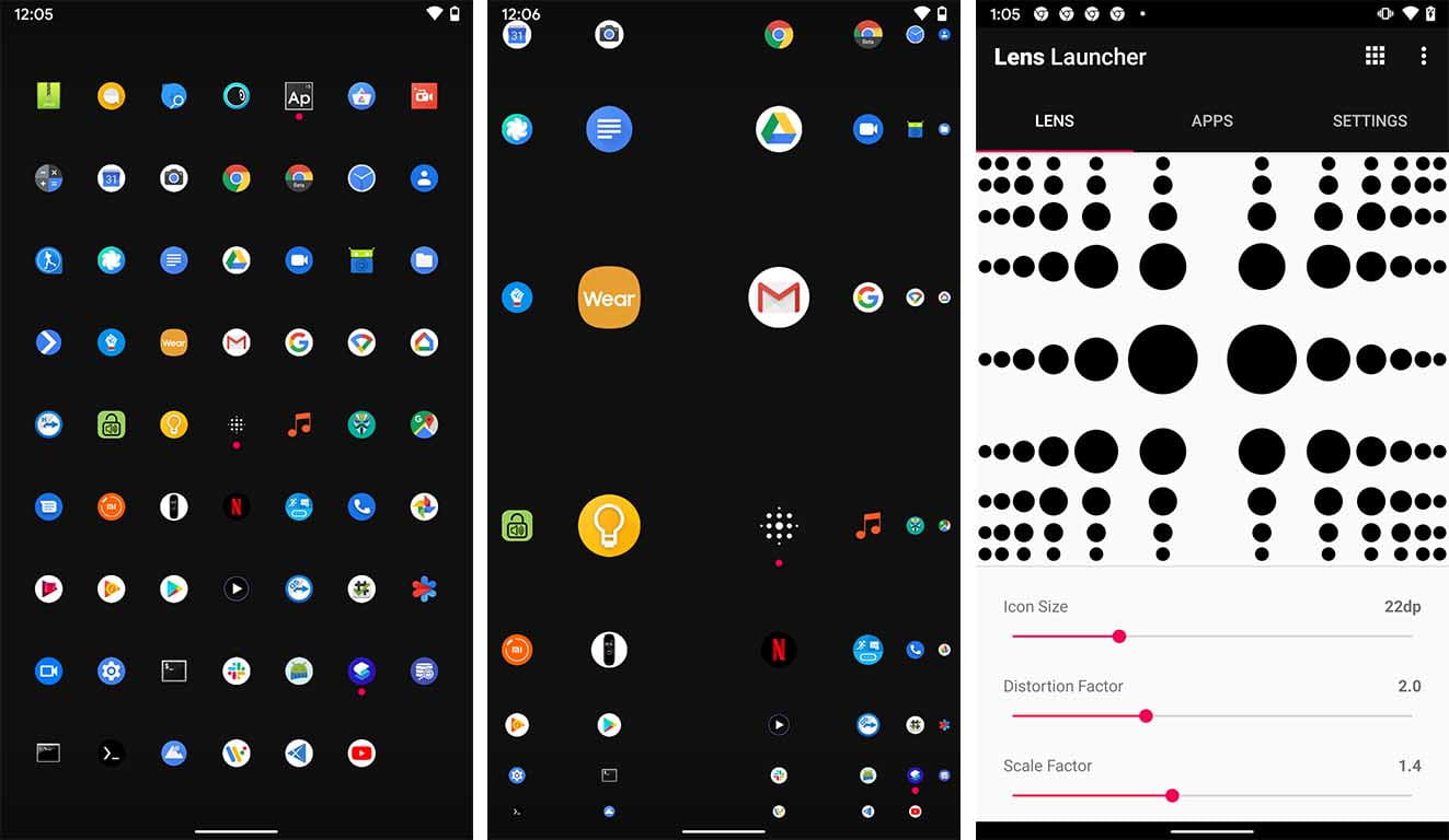 صورة لـ أفضل المُشغِّلات (Launcher) الفريدة لـ Android لعام 2023 | Lens_Launcher-sNw2lKfs-DzTechs