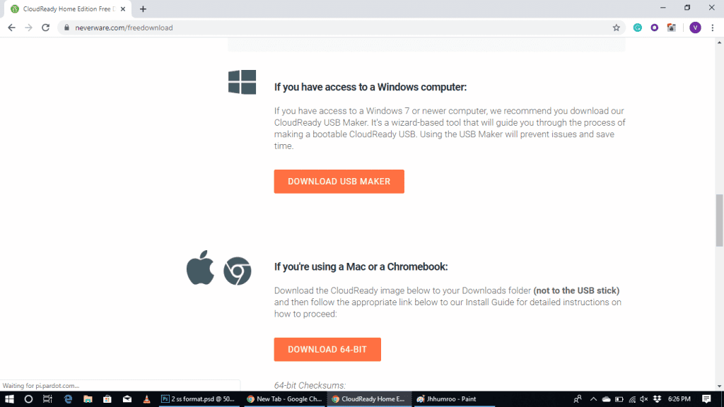 صورة لـ كيفية تثبيت Chrome OS على أي كمبيوتر مكتبي أو محمول يعمل بنظام Windows | Screenshot_2_1_1024x576-JzPS0Jfs-DzTechs