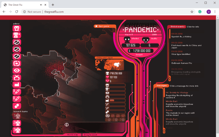 صورة لـ أفضل الألعاب المُتعلقة بالأوبئة على الإنترنت والتي يمكنك لعبها على الفور! | The_Great_Flu-Q4G4pQfs-DzTechs