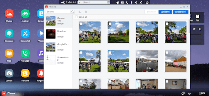 صورة لـ هل يمكنني التحكم في هاتف Android الخاص بي من الكمبيوتر؟ | airdroid_photos-bgTpYIfs-DzTechs
