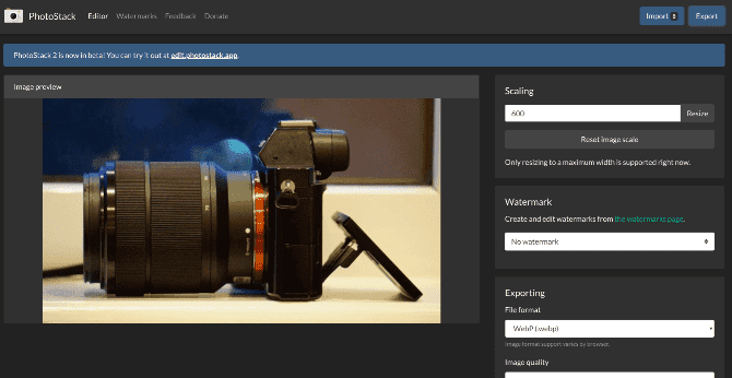 صورة لـ أفضل تطبيقات الويب المجانية والحديثة لتحرير الصور عبر الإنترنت لاستبدال التطبيقات المُكلفة | best_online_image_editors_photostack-JRUxZOfs-DzTechs