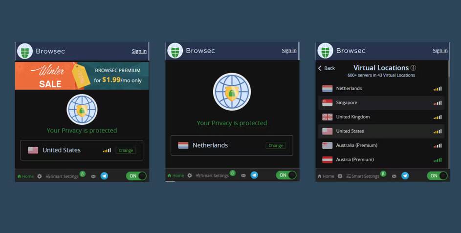 صورة لـ أفضل إضافات VPN المجانية لـ Google Chrome | browsec-vpn-all