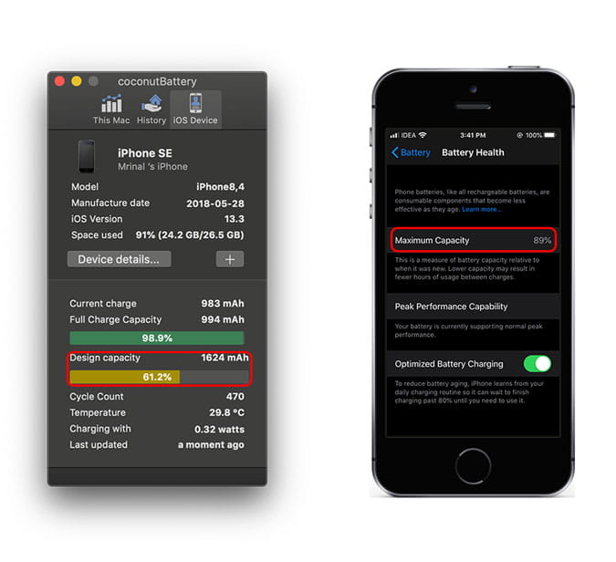 صورة لـ كيفية التحقق من صحة بطارية الـ iPhone أو الـ iPad الخاص بك | compare-0hwp3Jfs-DzTechs