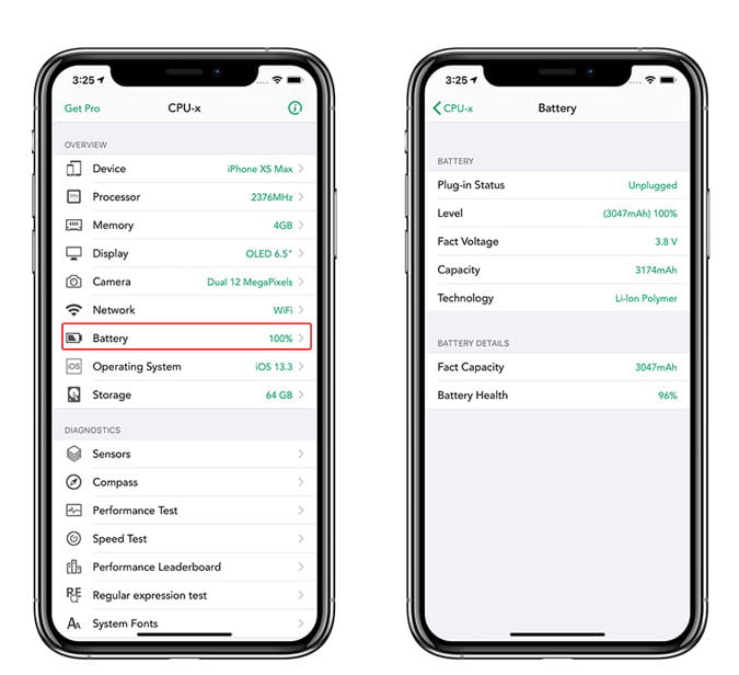 صورة لـ كيفية التحقق من صحة بطارية الـ iPhone أو الـ iPad الخاص بك | cpuxx-uYvp3Jfs-DzTechs