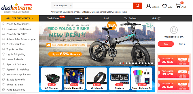 صورة لـ أفضل مواقع التسوق الصينية التي تشحن إلى جميع أنحاء العالم | dealextreme_670x328-SxcM3Pfs-DzTechs