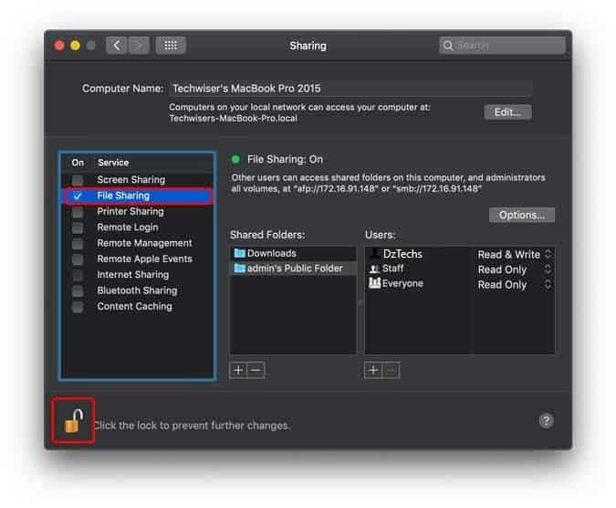 صورة لـ كيفية الوصول إلى المجلدات المشتركة في الـ Mac من Windows 10 | done-9u0pIJfs-DzTechs