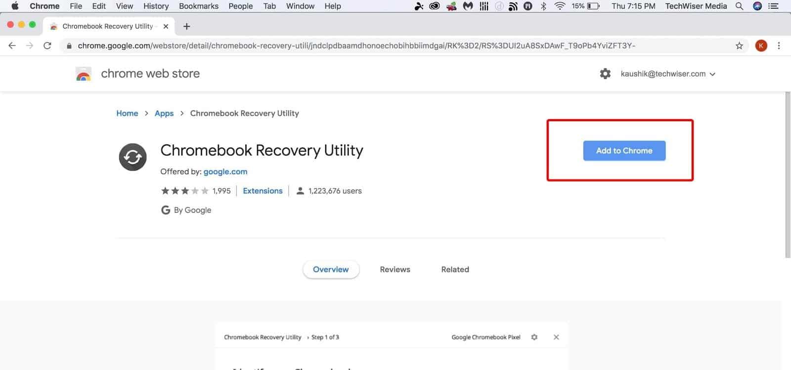 صورة لـ كيفية تثبيت Chrome OS على MacBook أو iMac | downloading_chromebook_recovery_utility-ealKEJfs-DzTechs