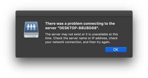 صورة لـ كيفية الوصول إلى مجلدات Windows المشتركة من Mac؟ | error-fRcr0Jfs-DzTechs