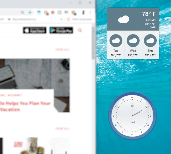 صورة لـ كيفية الحصول على الأدوات المُصغرة الذكية لسطح المكتب على Windows 10 | muo_windows_desktop_gadgets_app-iDP6ZJfs-DzTechs