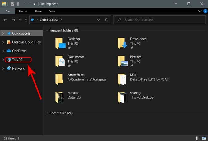 صورة لـ كيفية الوصول إلى المجلدات المشتركة في الـ Mac من Windows 10 | rught_click-9u0pIJfs-DzTechs