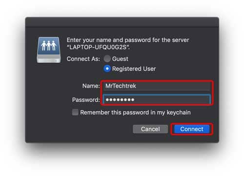 صورة لـ كيفية الوصول إلى مجلدات Windows المشتركة من Mac؟ | smb2-2ldr0Jfs-DzTechs